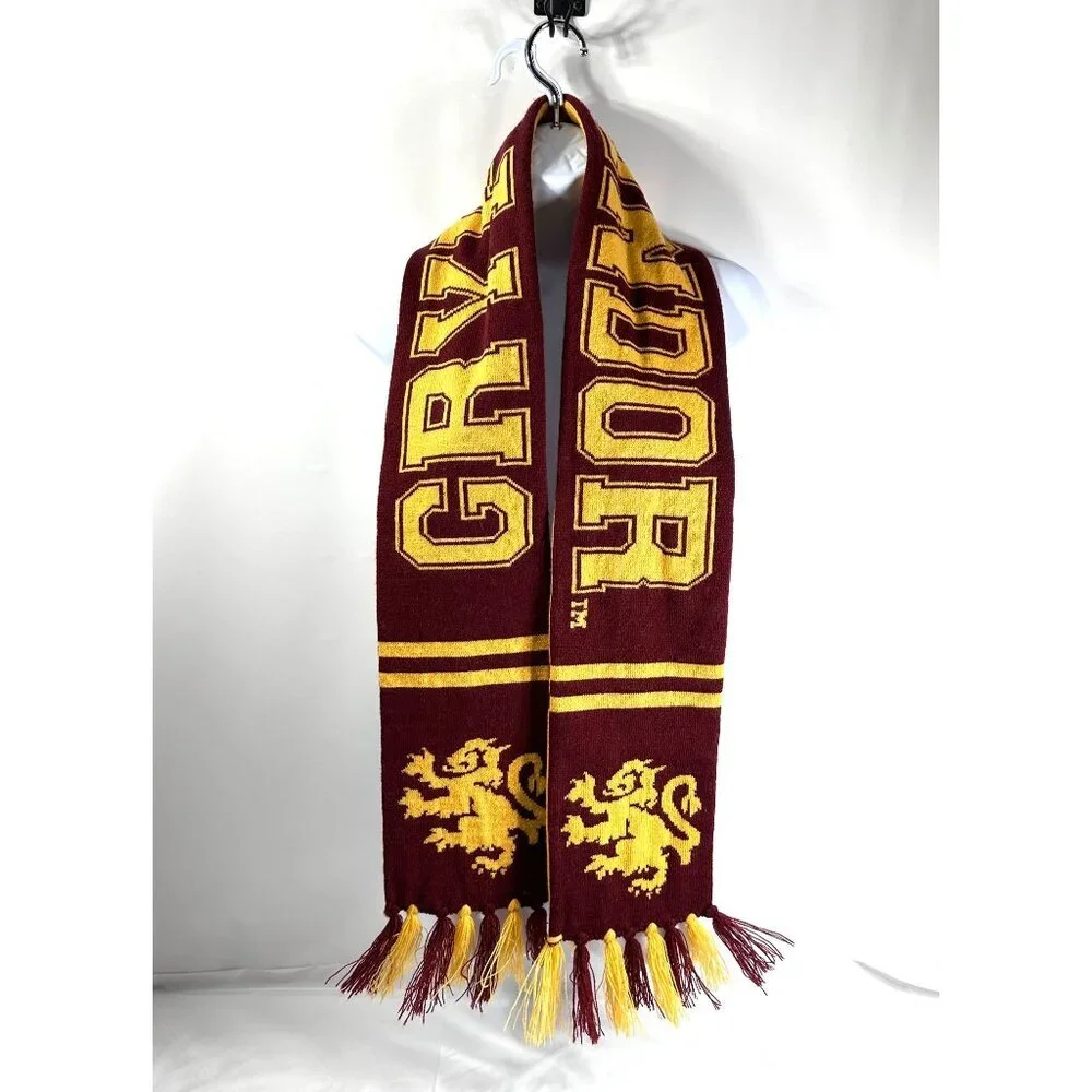Harry Potter Gryffindor Reversible Scarf with Fringe‎ Acrylic Washable Cosplay
